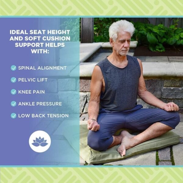 Premium Meditation Cushion and Mat Set