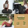 Premium Adjustable Meditation Floor Chair with Back Support